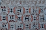 Yuriria, San Pablo, lower cloister walk, arabesque mural