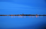 Montrose at night across Basin