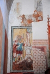 Sanctuary mural, Crucifixion of St. Peter