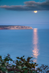 z3564 Moonrise over Culver Cliff