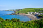 Challaborough Bay from the coastpath