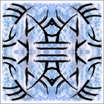 Balance in black and blue #2