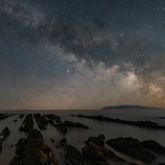 Milky Way Over Lambay Island, Co Dublin