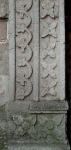 San Gregorio, convento portal, left pilaster & base