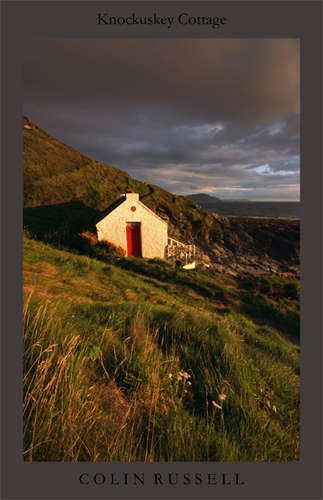 The old fisherman's cottage at Niarbyl bathed in September evening sunlight.