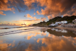 z2149 Steephill Cove at Sunset