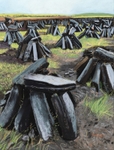 Drying Turf - Sliabh Beagh Way