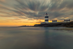 Sunset at Hook Lighthouse, Ireland.