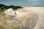 z3471 St Catherine's Lighthouse in the Fog