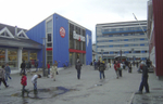 Nuuk main shopping area with supermarkets