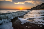 z2762 Sunset Surf, Blackgang Beach