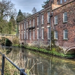river bollin by mill