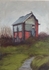 Signal Cabin, Acrylic on Board, 20cm x 30cm