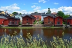 Porvoonjoki river at Porvoo, Uusimaa, Finland