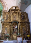 Right return Our Lady of the Rosary altar