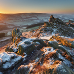 Ramshaw Rocks in the Frost