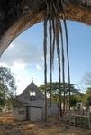 San Bartolomé, chancel arch & ruined nave