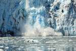 Surprise Glacier calving with splash, Prince William Sound, Alaska