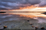 Grafham Water Sunset Reflections