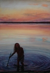 Sunset Lough Melvin, Leitrim