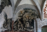 El Divino Señor, upper cloister walk testera mural, Agony in Garden