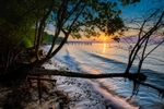 z3913 Players Beach at Sunset Binstead