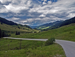 Looking down the Wildschonau valley