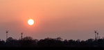 Sunset over Macclesfield Town FC