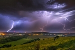 z2664 Summer Storm over Brading Down