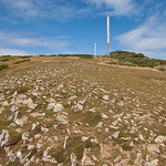 'Measured-mile' markers, near Anvil Point, Durlston