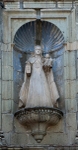 Oaxaca, Oaxaca, La Merced, façade, central sculpture niche, Our Lady 