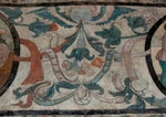 S nave wall, mural frieze grotesque