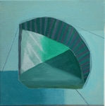 Shelter Series 3, acrylic on canvas, 20cm x 20cm