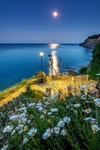 z4059 Dusk, overlooking Shanklin Chine Beach