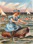 Victorian Beach Scene 38