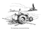 Tractor with sprinkler