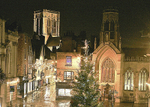 CHRISTMAS LIGHTS ST HELENS SQUARE FROM  MANSION HOUSE