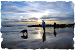 Nell and Stefan on the Beach