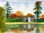 Gawsworth Hall in Autumn