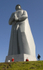 Murmansk Alyosha memorial from front with figures
