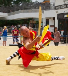 KM-383 Shaolin monks Kung Fu show at Po Lin Monastery