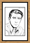 James Stewart Hand-Drawn Portrait by Paul Duddell 110-03-2025