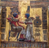 Throne Tutankhamun with Ankhesamun 