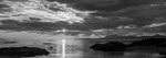 Arisaig pano monochrome