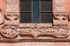 San Juan Bautista, façade, choir window relief