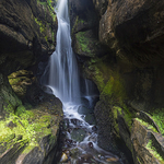 Waterfall near The Singing Sands, Eigg