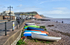 Boats on Sidmouth Town Beach