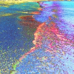 Coastal Sparkle Abstract