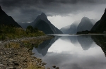 Storm approaching Milford Sound