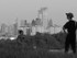 Looking East, Primrose Hill (b&w)
